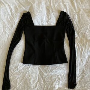 Mesh Black Long Sleeve Abercrombie & FitchTop - Size S